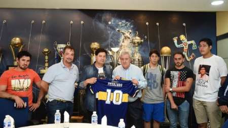 Conmovedor: Boca recibió al padre de Fernando Báez Sosa