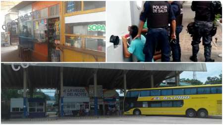 En Salta, colombianos intentaron asesinar al sereno de la terminal para robarle a varios locales