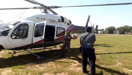 Crecida de los ríos: continúa la asistencia aérea en el norte provincial