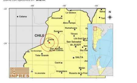 Temblor en Salta: hubo una réplica a la madrugada