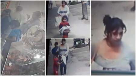 [HAY FOTOS] Mandó a robar a sus hijos y los felicitó delante de las cámaras de seguridad