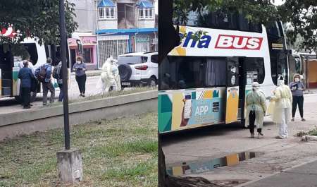 Pánico en Mosconi tras un operativo de coronavirus en un colectivo de larga distancia