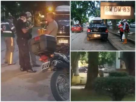 En Salta, chileno buscó una plaza y orinó delante de los vecinos