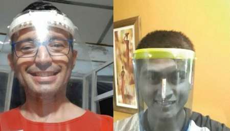 Salteños profesores fabrican máscaras en 3D para donar a servidores públicos