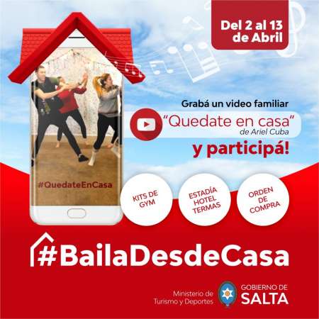 La Secretaría de Deportes lanza el concurso provincial”#BailaDesdeCasa”