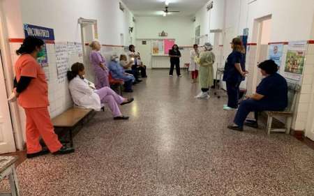 Personal de salud pública, preocupado por la falta de insumos y material de protección