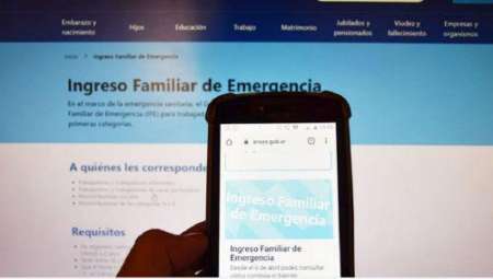 El 22 de abril se abrirá una nueva inscripción para el Ingreso Familiar de Emergencia