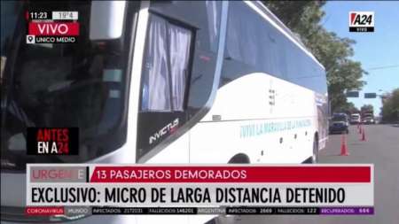 Detuvieron a un colectivo de Silvia Magno con 13 salteños abordo en Buenos Aires