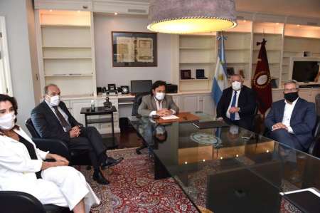 Sáenz evaluó con la Corte de Justicia el incremento gradual de la actividad judicial