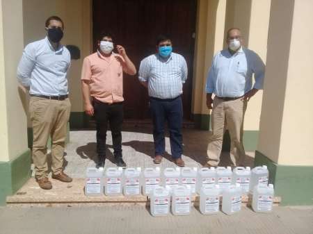 Leavy gestionó 900 litros más de alcohol para hospitales del norte salteño