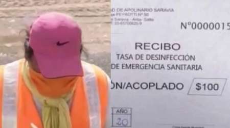 [HAY VIDEO] Intendente salteño cobra las fumigaciones a quien pasa por su municipio