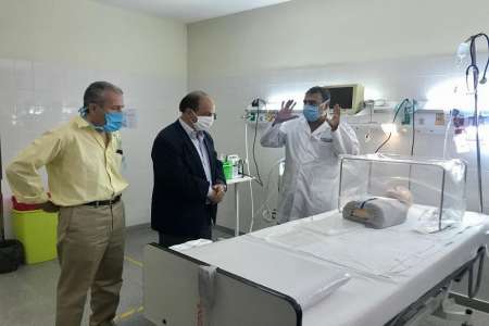 El ministro Villada verificó el estado de preparación del hospital Materno Infantil