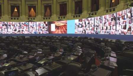 DIPUTADOS Y SENADORES NACIONALES SESIONAN VIRTUALMENTE DESDE EL PALACIO LEGISLATIVO