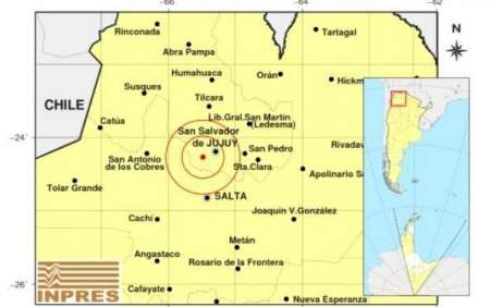 Fuerte sismo en Jujuy se sintió también en Salta
