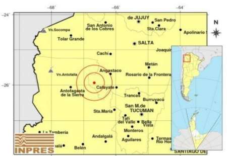 Tembló Salta, el epicentro se ubicó cerca de Cafayate: el sismo fue de 5.2º