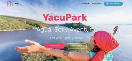 “YacuPark”, la plataforma donde podes conocer toda la oferta turística del dique Cabral Corral