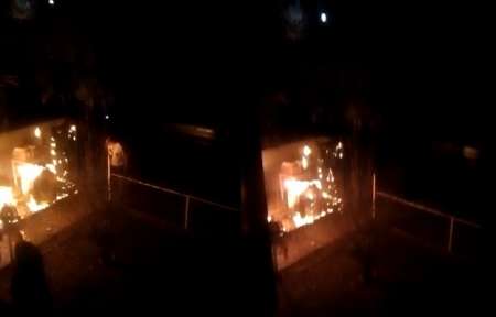 Noche de terror: un voraz incendio en un edificio causó pánico en zona sur