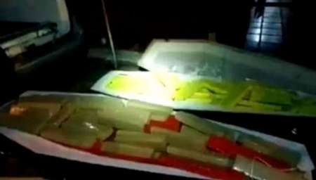 Decía que llevaba cajones con muertos por Covid-19, pero transportaba 300 kilos de marihuana