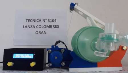 Docentes de la escuela técnica de Orán fabrican un prototipo de respirador artificial