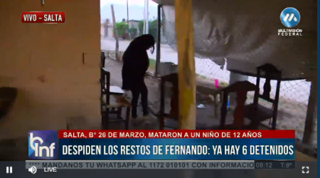 Despiden los restos del niño de 12 años que murió en un enfrentamiento en B° 26 de Marzo