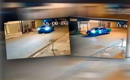 Mirá el video: policías juegan a pinchar un globo con un patrullero