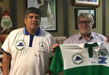 El camionero Pablo Moyano junto al ex legislador porteño Gustavo Vera. Fuente: Perfil