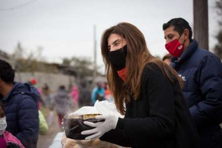 Bettina Romero acompañó el operativo del Plan Unidos en San Justo