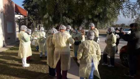 Equipos de Salud se preparan para el testeo de COVID-19 en barrios de zona sur