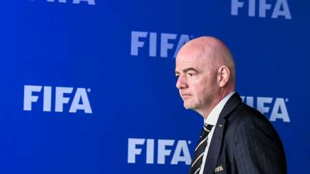 El presidente de la FIFA, Gianni Infantino, durante la sesión celebrada en Bogotá