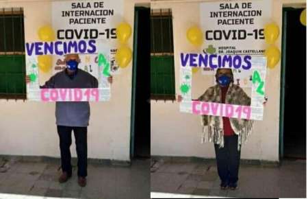 Abuelitos salteños vencieron al coronavirus y lo festejaron