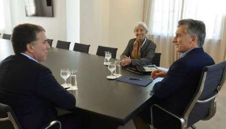 El presidente Mauricio Macri recibió hoy en la residencia de Olivos a la directora del FMI, Christine Lagarde.