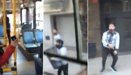 VIDEO Un colectivero se enfrentó con dos ladrones: “Vayan a laburar, pungas”