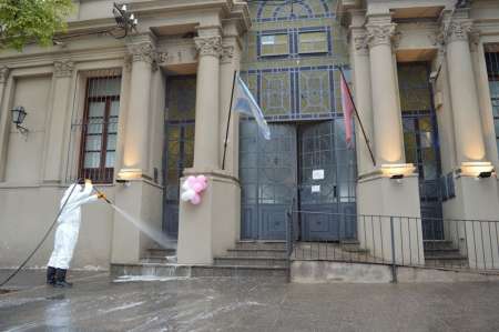 Covid-19: Continúa la desinfección en la vía pública