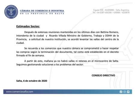 A partir de mañana no habrán vallas en el centro