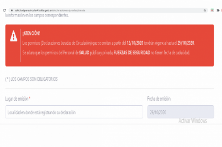 Los departamentos que pasaron a DISPO deberán renovar el permiso de circulación