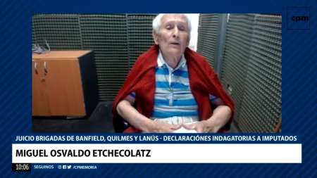 Etchecolatz, tras negarse a ser indagado: "Yo no maté, yo batí en combate que es distinto"
