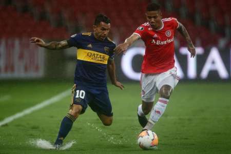 Con gol de Tevez, Boca logró un importante triunfo ante Inter en Porto Alegre por los octavos de la Libertadores