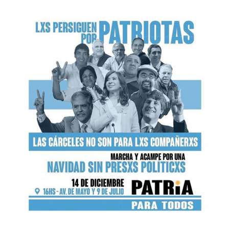El kirchnerismo marchará esta tarde para exigir la libertad de los presos por corrupción