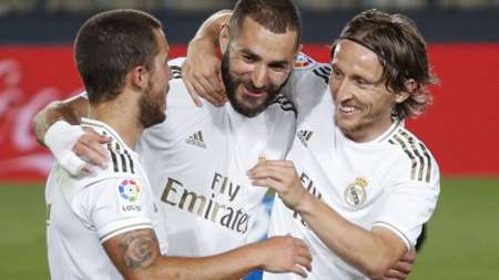 Real Madrid venció a Athletic de Bilbao y se subió a la punta de la Liga de España