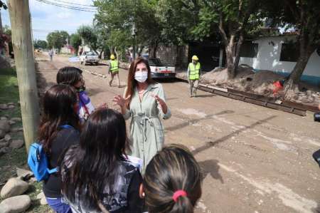 “Agradezco la mirada federal del presidente, nos permite hacer obras y llevar progreso a los barrios”