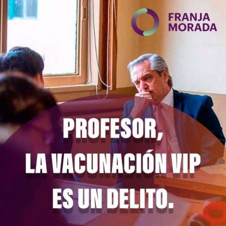 Estudiantes de Derecho de la UBA desafiaron a Alberto Fernández a debatir: “Profesor, la vacunación vip es un delito”