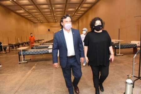 El gobernador Sáenz y la ministra Vizzotti recorrieron el Centro de Recuperación COVID-19 de Limache