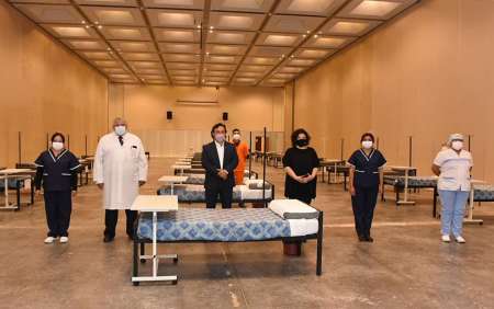 Trasladan el Centro de Recuperación Covid del Centro de Convenciones