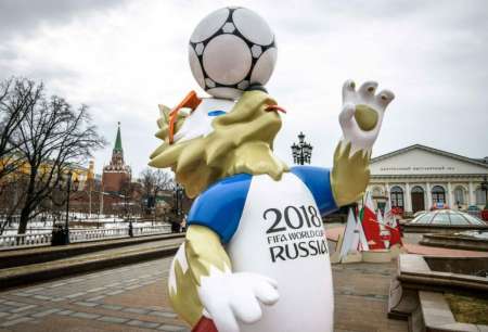 Zabivaka, mascota oficial de la Copa Mundial de la FIFA Rusia 2018.