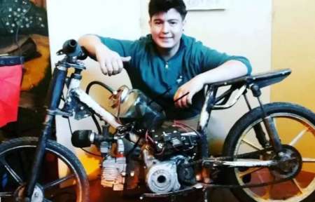 Es salteño y diseñó una moto que funciona con agua salada