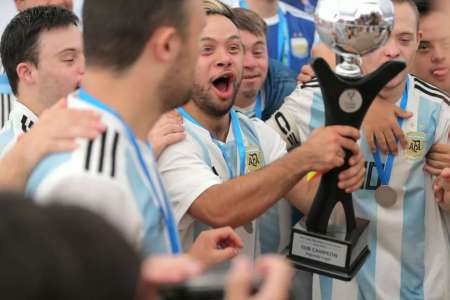 Argentina salió subcampeón del mundo en futsal para personas con síndrome de Down