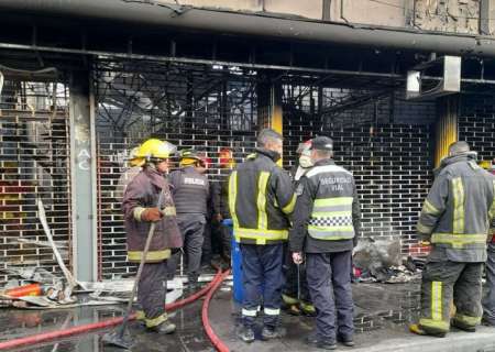 Confirmaron que el incendio en la galería fue por causas accidentales