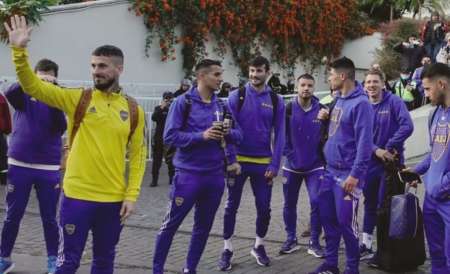 Boca llegó a Salta y fue recibido por miles de hinchas
