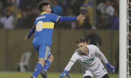 Boca le ganó a Agropecuario en el Estadio Martearena y pasó a cuartos de final