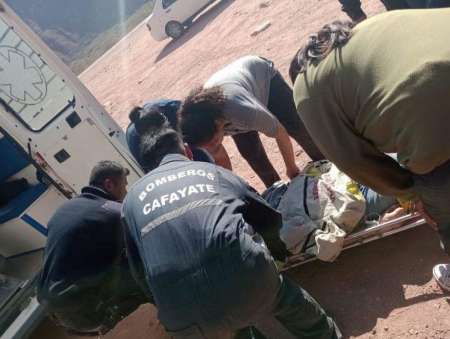 Un turista se fracturó en la Garganta del Diablo y debieron rescatarlo